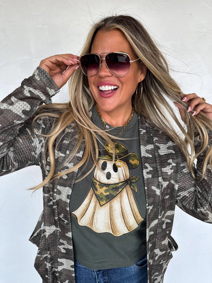 Camo Ghost Graphic Tee