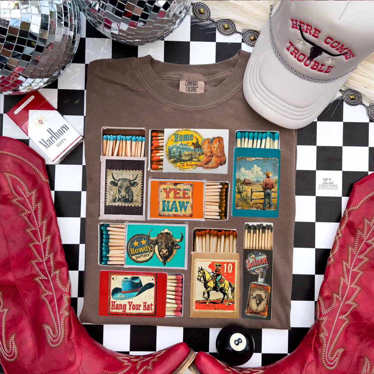 Western Matchbox Tee
