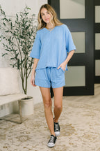 Fight the Feeling Matching Set in Sky Blue