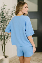 Fight the Feeling Matching Set in Sky Blue