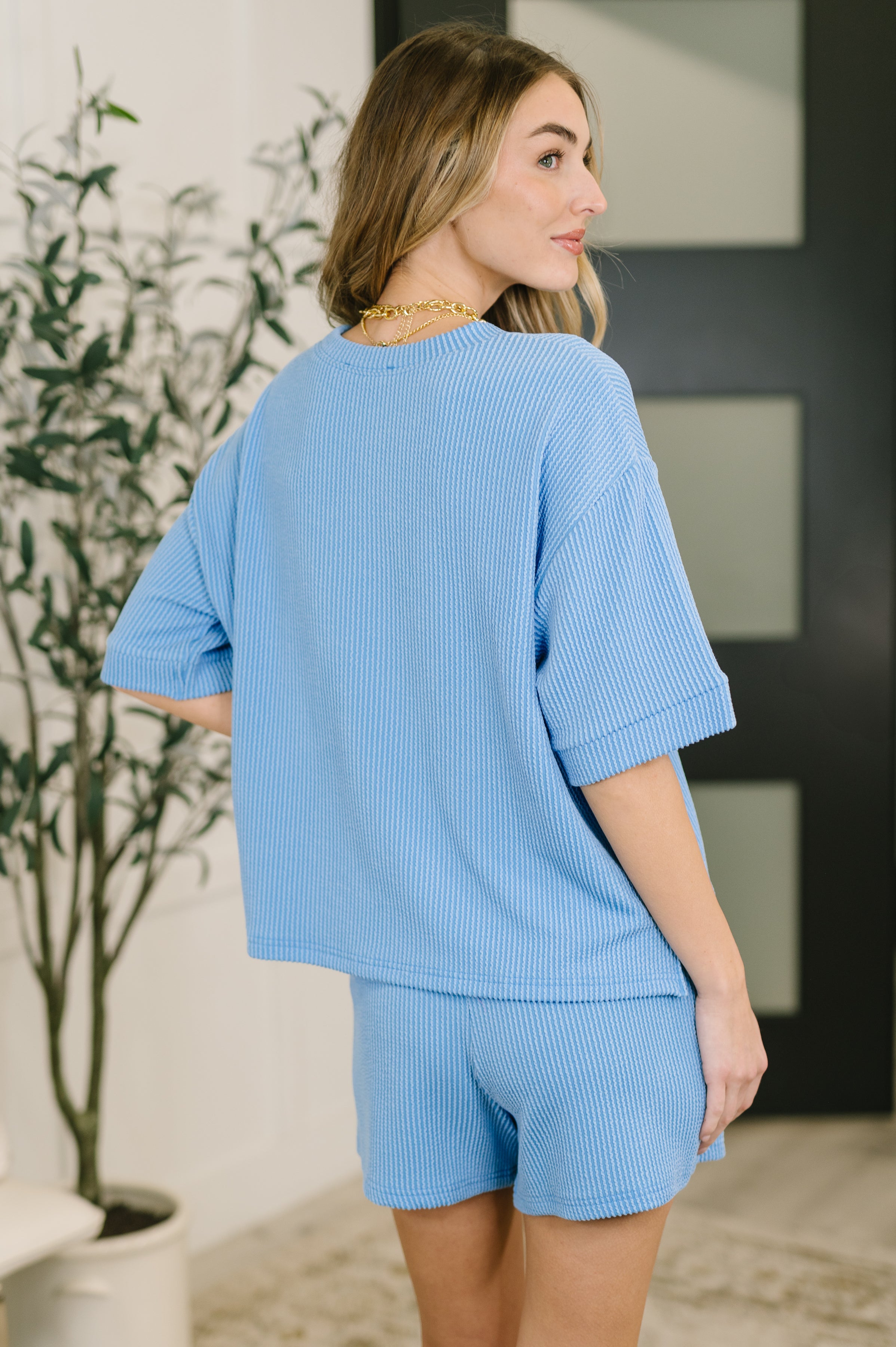 Fight the Feeling Matching Set in Sky Blue