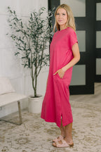 Harley Dress in Hot Pink