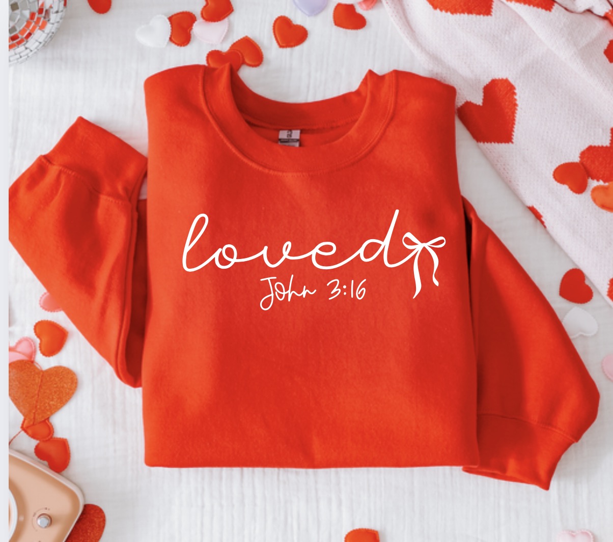 Loved John 3:16 Graphic Tee & Sweatshirt