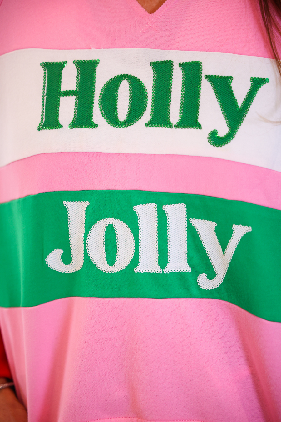 Holly Color Block Pullover