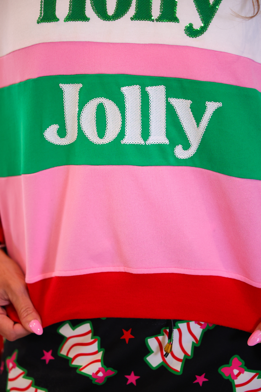 Holly Color Block Pullover