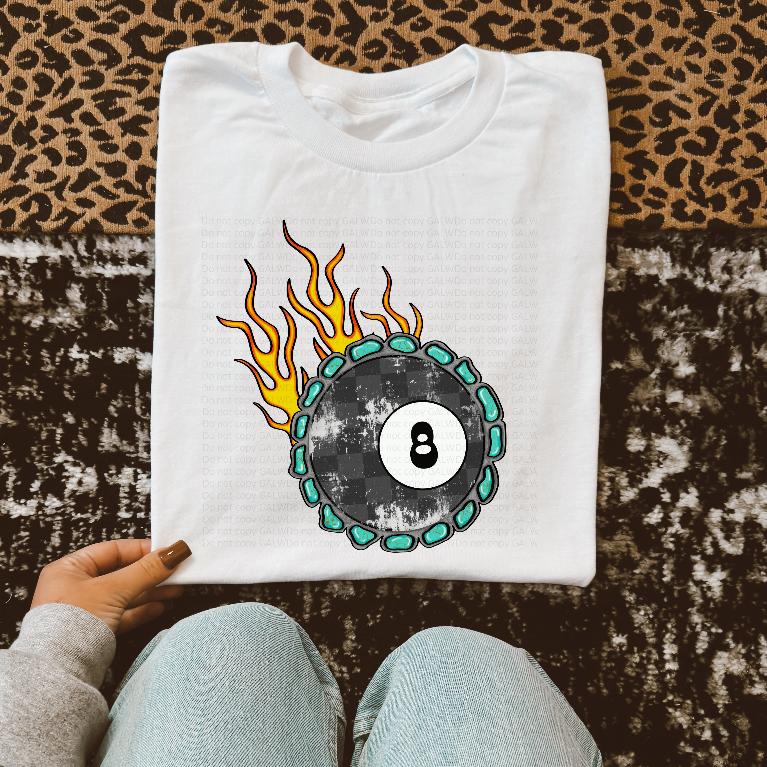 Flame 8 Ball Tee