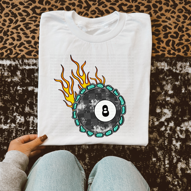 Flame 8 Ball Tee