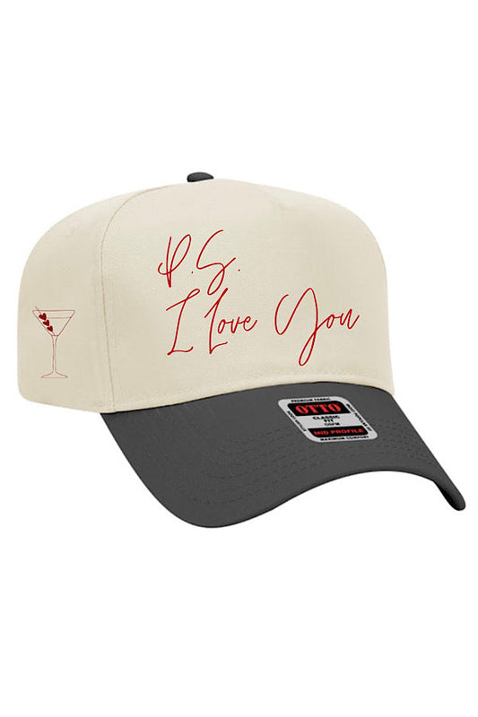 P.S. I Love You Embroidered Hat