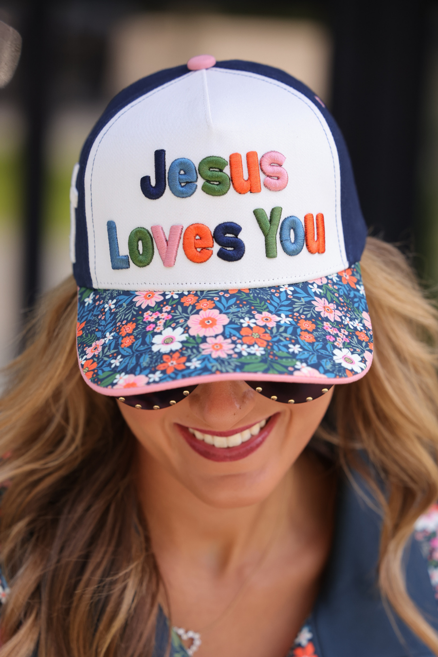 Grace Jesus Loves You Hat