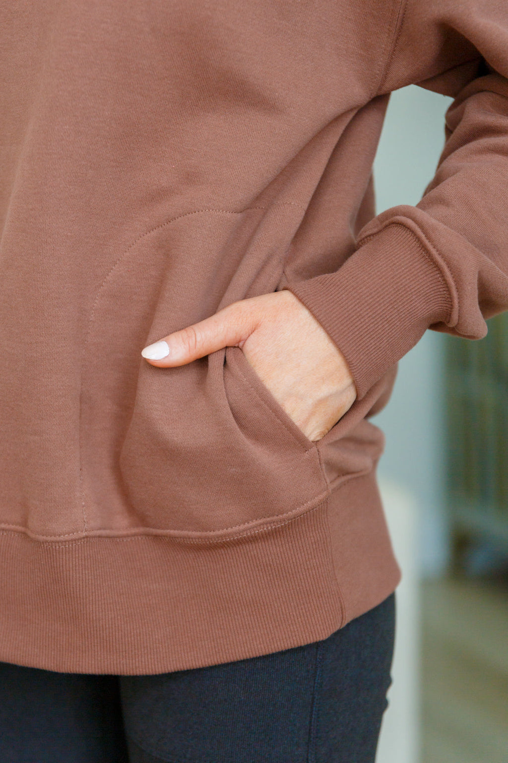 Make No Mistake Mock Neck Pullover