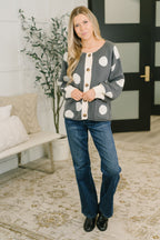 Audrey Polka Dot Cardigan