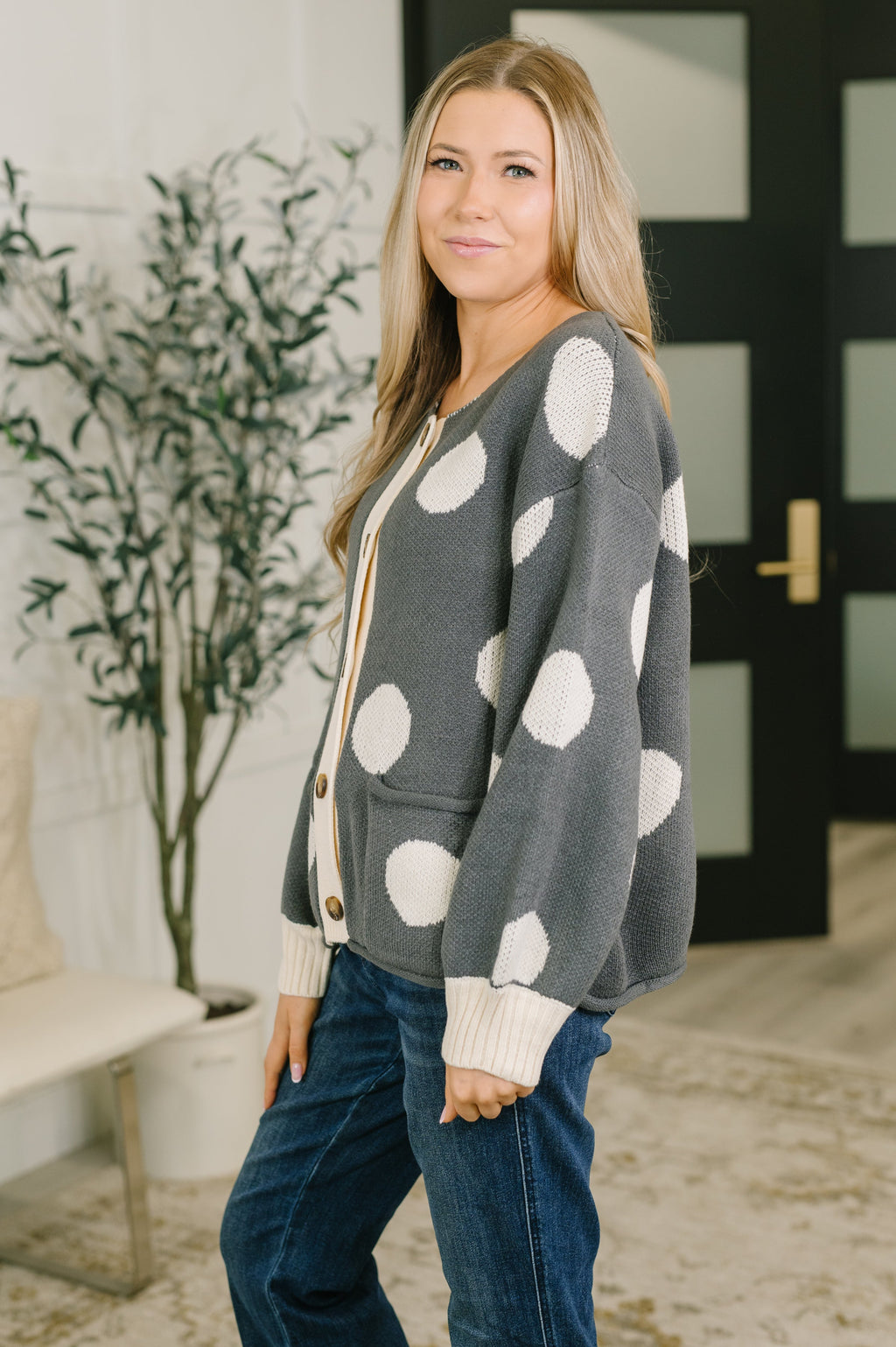 Audrey Polka Dot Cardigan