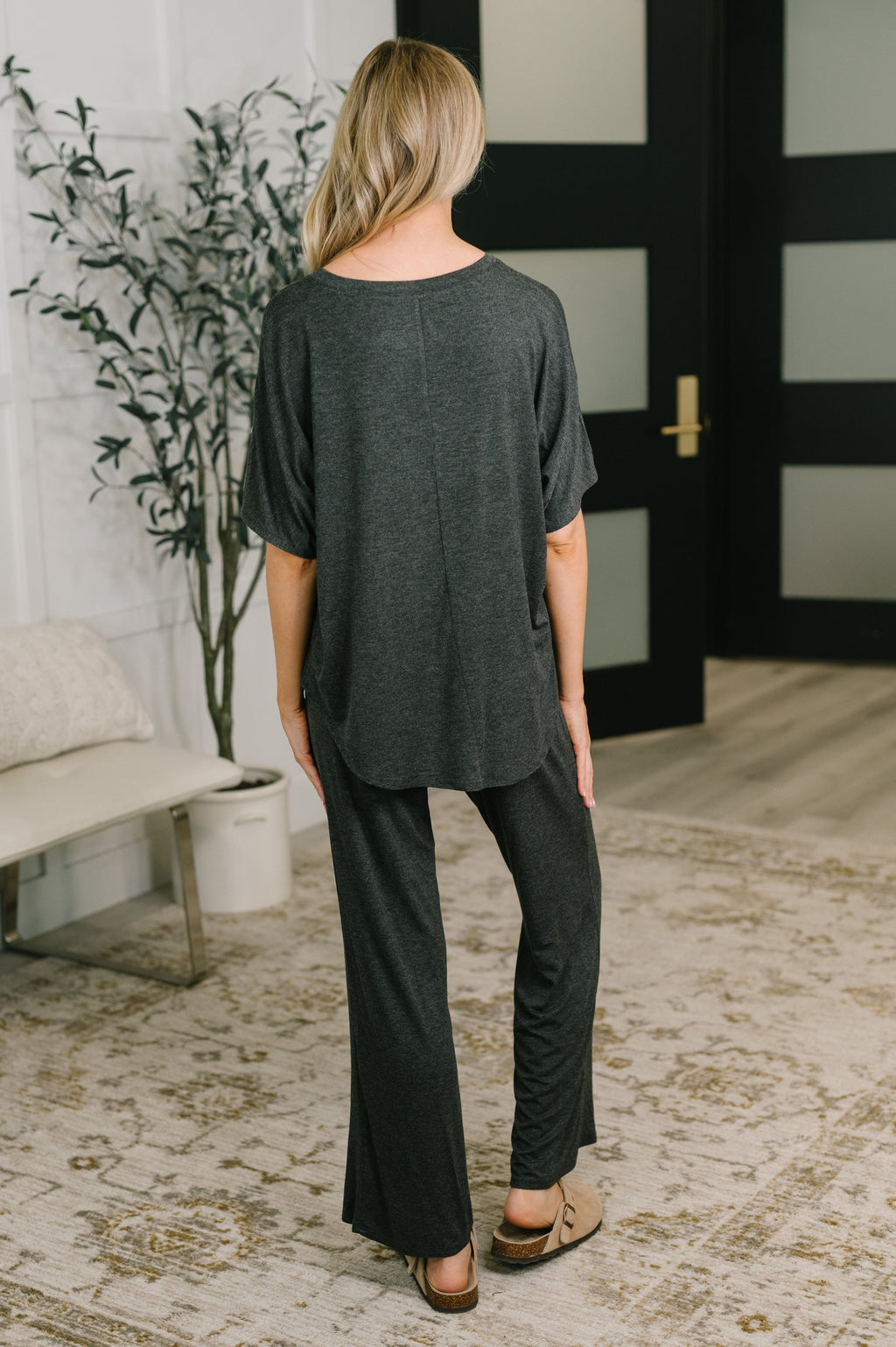 Clark Lounge Set in Charcoal
