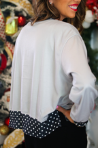Noelle Bow Tree Pullover
