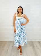 Prepare the Yacht Square Neck Dress