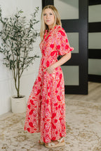 Strolling By Floral Maxi Dress