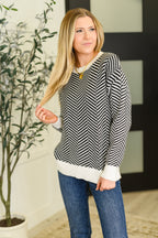 Super Secret Chevron Sweater