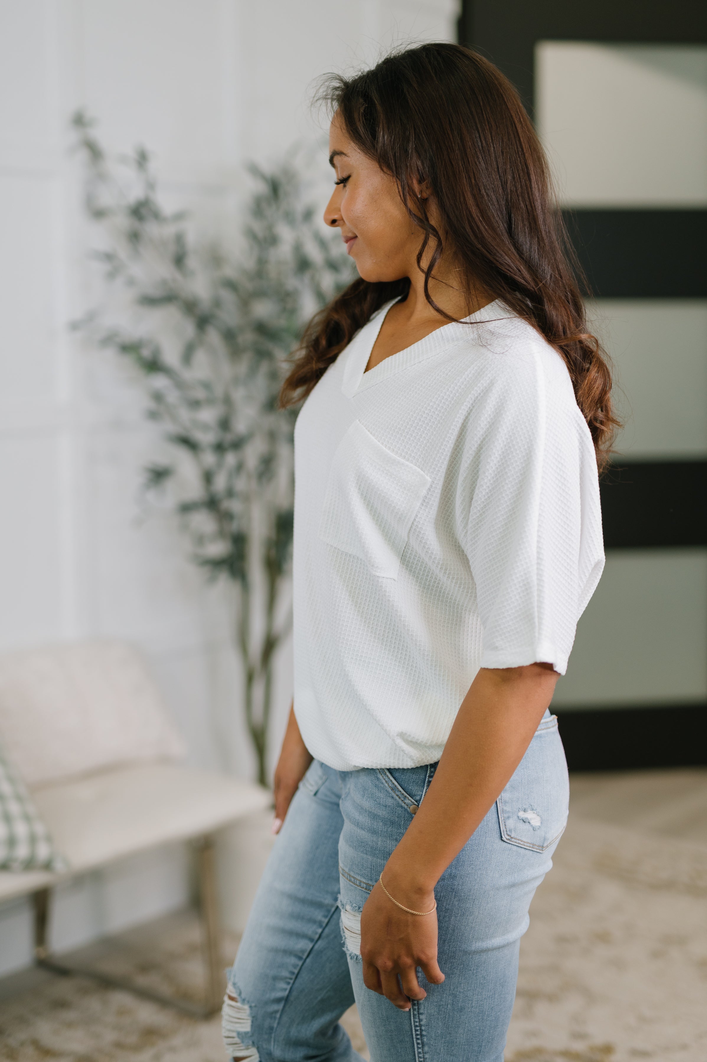 Skye Tee in Ivory