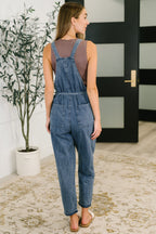 Too Cute to Compute Waist Tie Overalls
