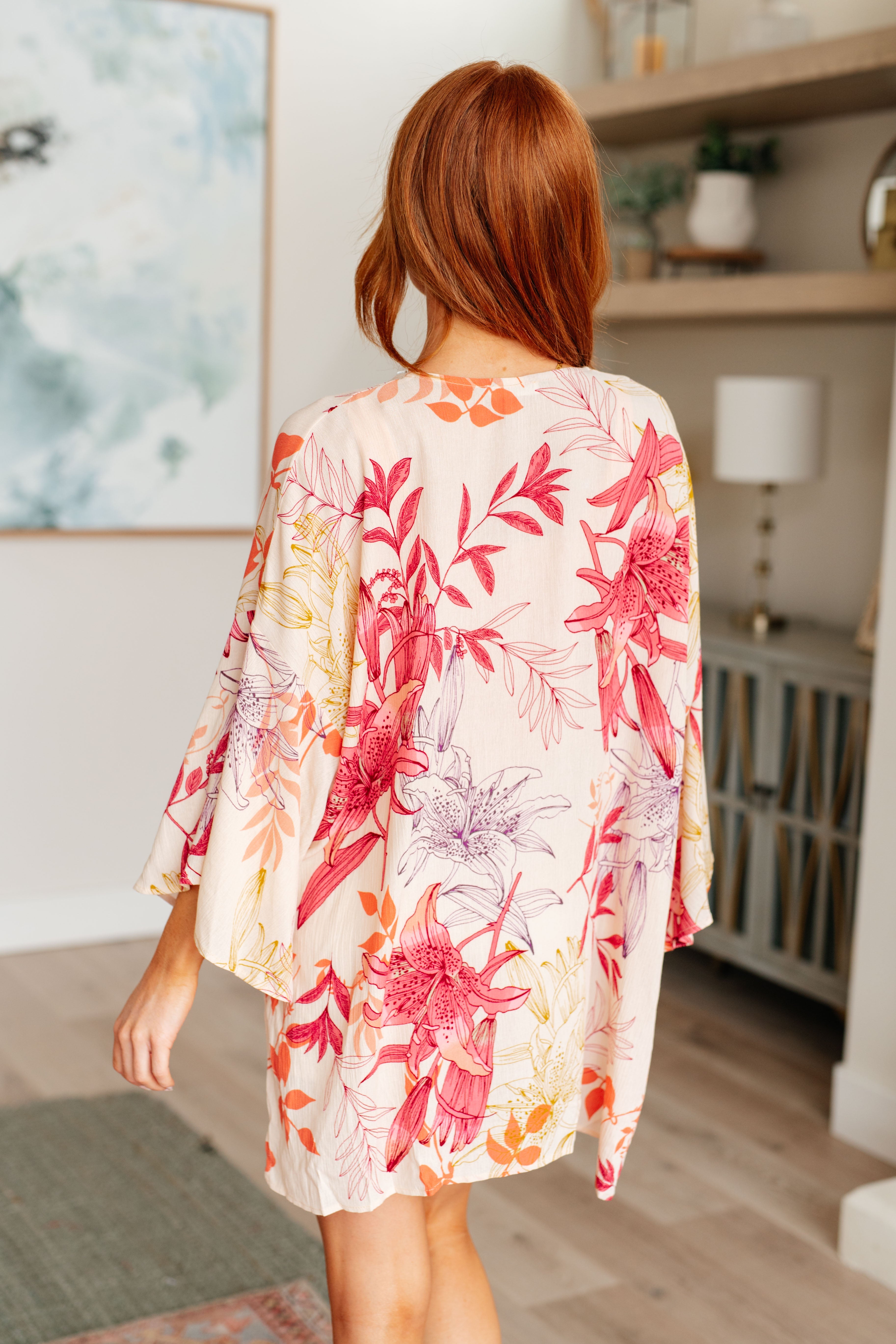 Summer Time Bell Sleeve Kimono