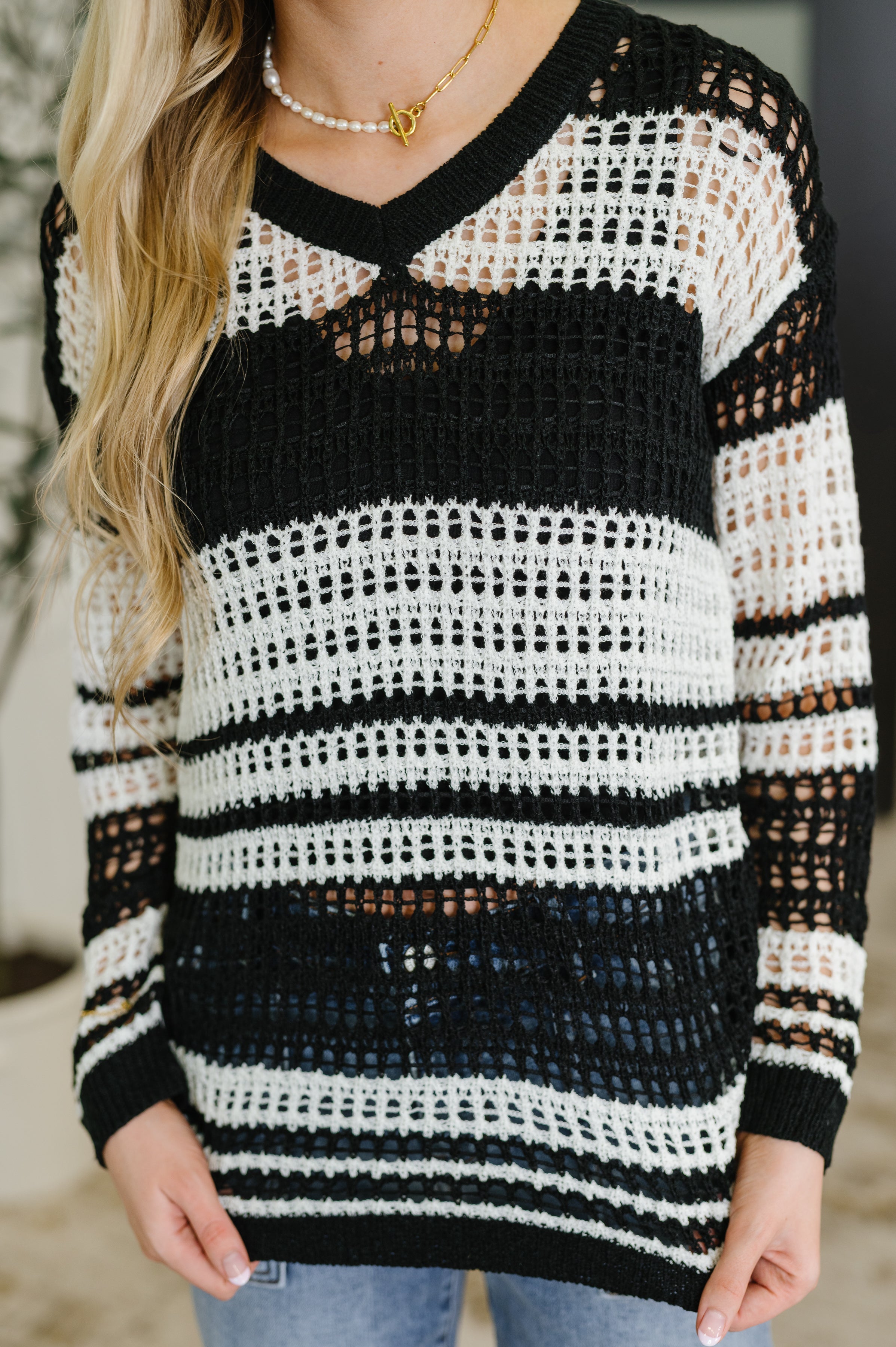 Whimsy Wears Well Net Layering Top