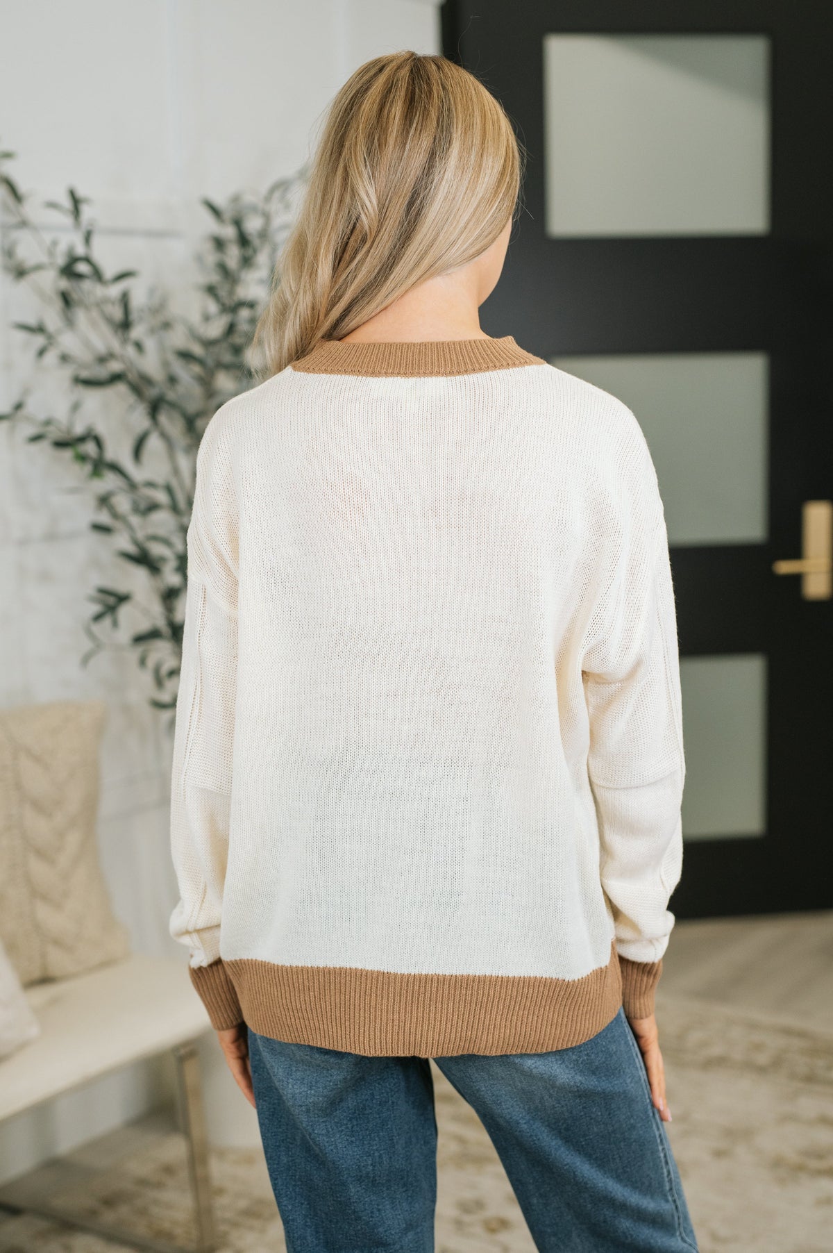 Sally Floral Block Sweater