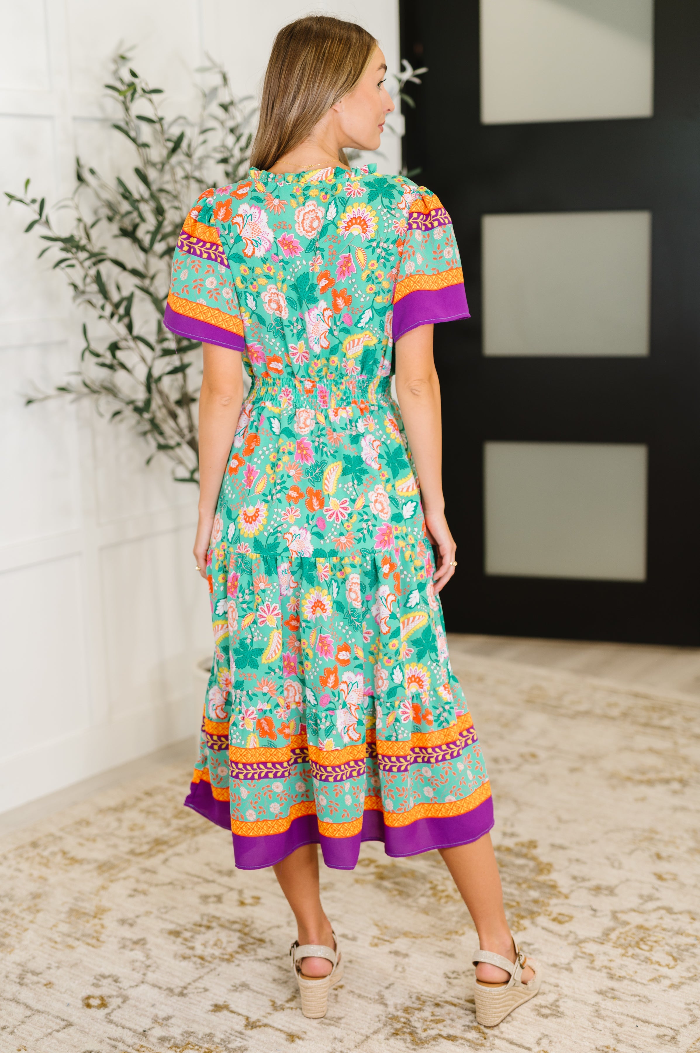 Wildflower Wish Gathered Tier Dress