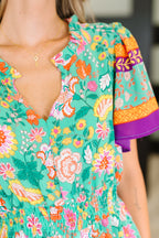 Wildflower Wish Gathered Tier Dress