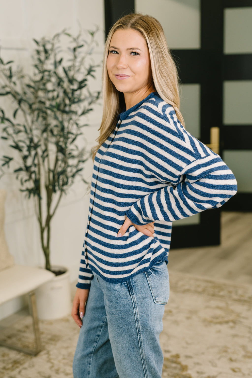 April Button Down Sweater