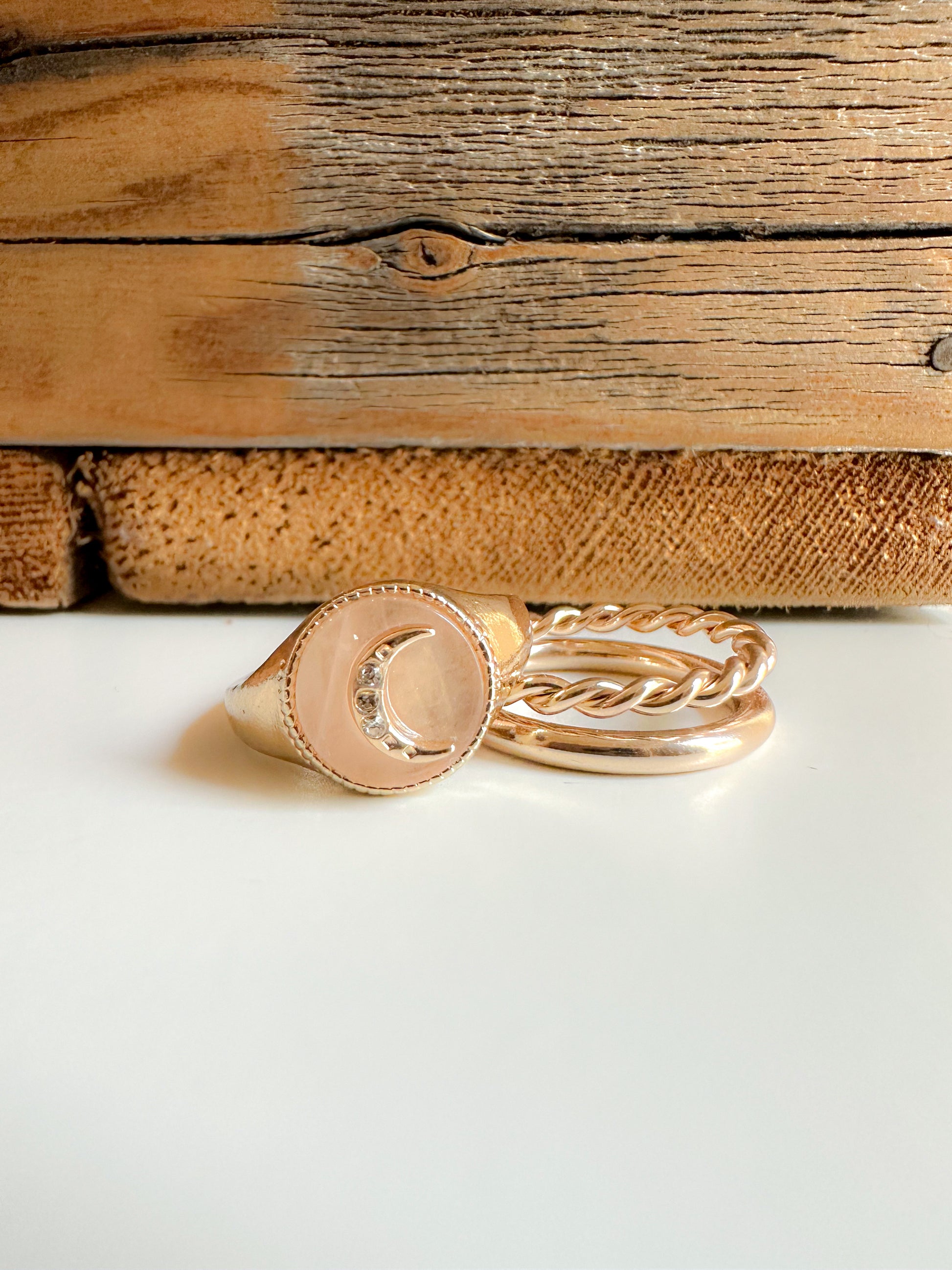 Over the Moon Ring Set - Piper & Poppy