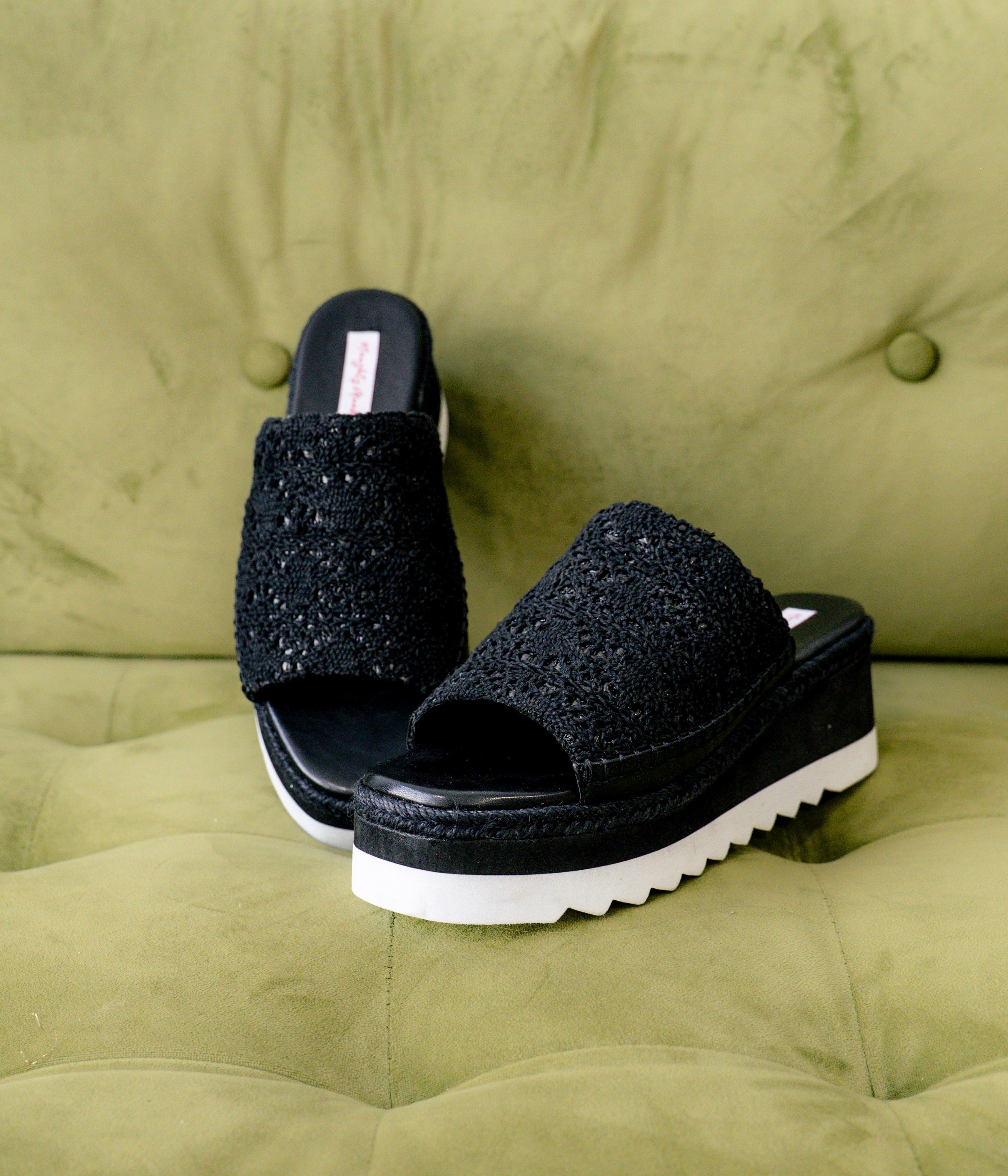 Ophelia Wedges in Black