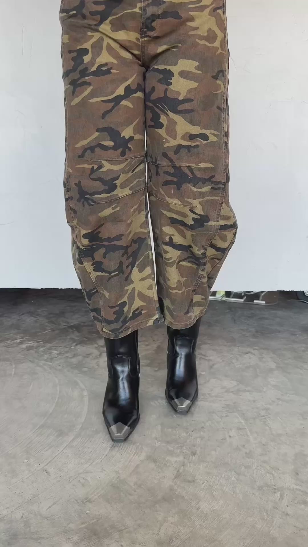 Urban Camo Distressed Jeans